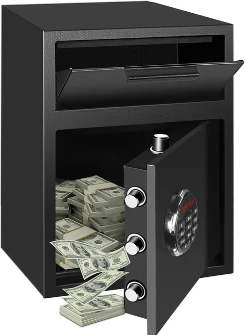 Electronic Depository Drop Safe with Keypad Lock