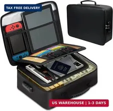 Fireproof Document Box, 5200°F Fire Safe Document Organizer with Lock, Portable 