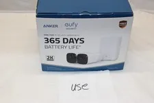 2 Eufy eufyCam 2 Pro T8140 2K Indoor/Outdoor Cameras Includes Basestation Q31