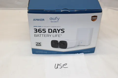 2 Eufy eufyCam 2 Pro T8140 2K Indoor/Outdoor Cameras Includes Basestation Q31