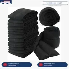 10 Pcs Water Activated Barrier for Flooding 5 FT x 7.8 Inch Absorbent Flood Barr