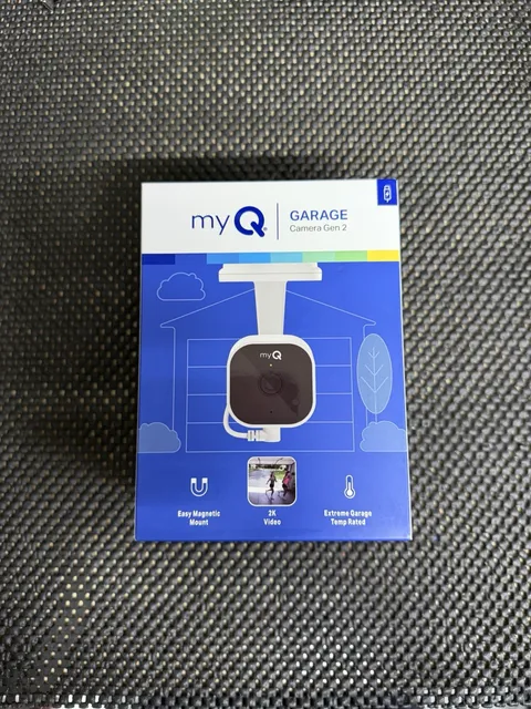 MyQ Gen 2 MYQ-C23AXXW1 Smart Garage Camera White Wi-Fi Night Vision