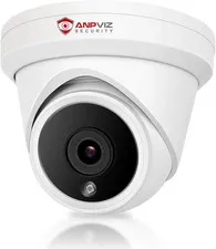 5MP Poe IP Camera Outdoor, Turret Security Camera with Human Detection, 100Ft IR