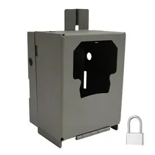 Trail Box for Edge, Edge Cellular Trail Cameras, with Mounting Hardware and Lock