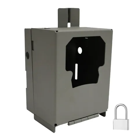 Trail Box for Edge, Edge Cellular Trail Cameras, with Mounting Hardware and Lock