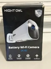 Night Owl 2K Battery Indoor/Outdoor WM-CAM-BWNIP4BU Camera 2Way Radio
