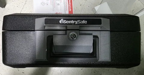 SentrySafe Fireproof Safe Box Home Security Document Storage Chest with Key Lock