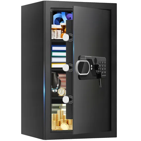 5.1 Cuft Large Home Safe Fireproof Waterproof, Anti-Theft Fireproof Safe Box ...