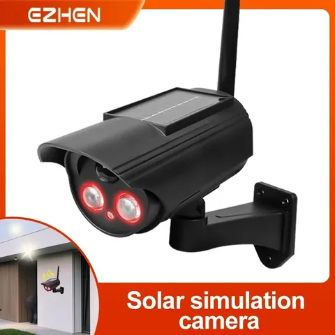 Flash LED Light Fake Dummy Camera Night Security Surveillance CCTV Motion Sensor