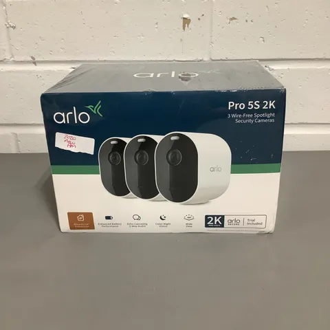 Arlo Pro 5S 2K- Spotlight Wireless Security Camera- White