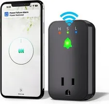 Power Failure Alarm WiFi, Smart Power Outage Alarm with App Notifications NEW