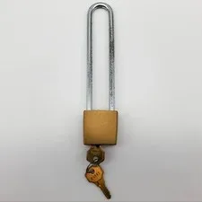 Corbin Padlock K 66 5-1/8" L Shackle 1-3/8" W Body Bronze Finish Keyed Diff