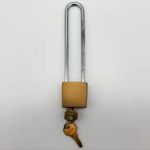 Corbin Padlock K 66 5-1/8" L Shackle 1-3/8" W Body Bronze Finish Keyed Diff