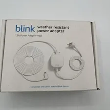 Weather Resistant 13 Ft Power Adapter for Blink Mini 2 Security Camera and Blink