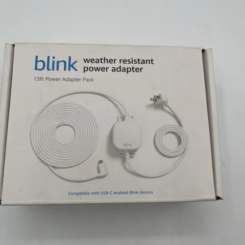 Weather Resistant 13 Ft Power Adapter for Blink Mini 2 Security Camera and Blink
