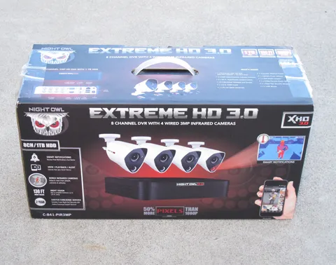 Night Owl Extreme HD 3.0 8-Channel 1TB 4 Camera Security System NEW in Open Box!