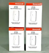 Lot Of 4 Honeywell DT-7435 Dual Tec Motion Sensor New in Box Ademco Qty 4