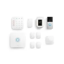 Ring Alarm 8-Piece Kit Ring Battery Doorbell Plus and Spotlight Cam Plus Battery