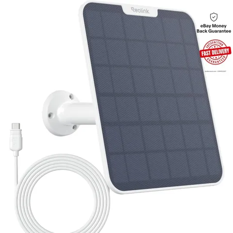 6W Waterproof Solar Panel with Adjustable Mount for Wireless Battery Cameras