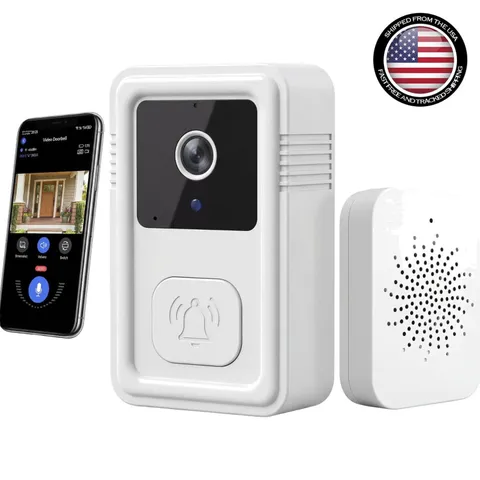 Video Doorbell Camera Wireless 960p Night Vision 2-Way Audio HD Live View