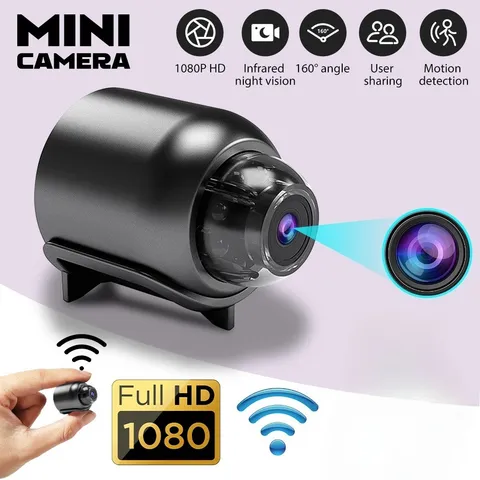 1080P Mini Espias Camara Oculta De Seguridad Espia WiFi Con Audio Y Video Casas