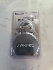 Padlock US General 2-1/2" short shackle padlock super strong 3 keys new
