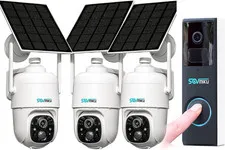 Vicohome Video Doorbell 3CQ1 AI 2K Solar Security Camera Wireless Outdoor System