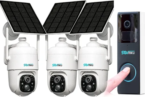 Vicohome Video Doorbell 3CQ1 AI 2K Solar Security Camera Wireless Outdoor System