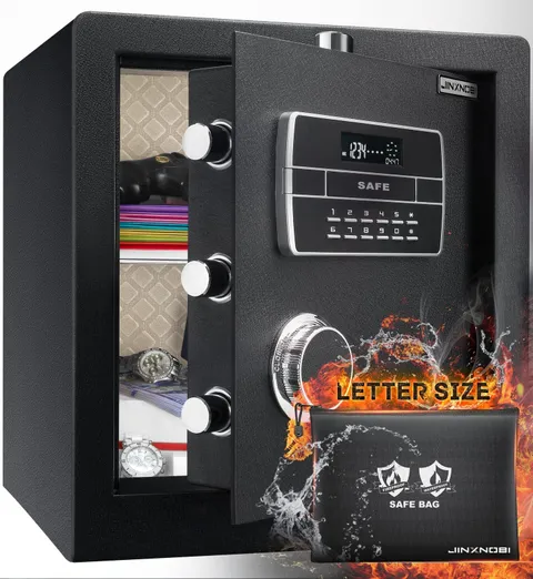 2.2 cubic feet Safe Box with fire and waterproof bag,Security home safe cabin...