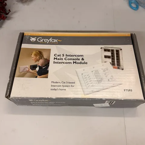 Greyfox F7593-WH Central Cat 5 Intercom Main Console and Module On-Q Legrand NEW