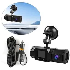 1080P Dual Dash Cam Front and Inside Camera IR Night Vision Car Driving Recorder