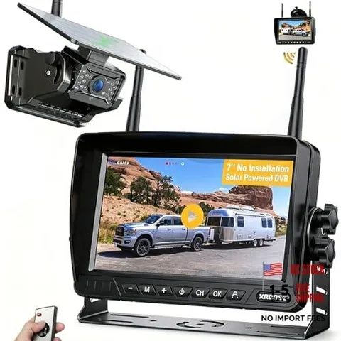 Solar Solar Camera 7"-1 - Black Carburetor + Battery