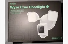 New WYZE Floodlight Camera v2, Security Camera Outdoor, 2K HD with Color Night
