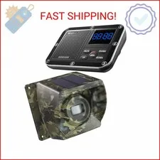 Solar Driveway Alarm Wireless Outside 1800ft Range, Outdoor Motion Sensor & Dete