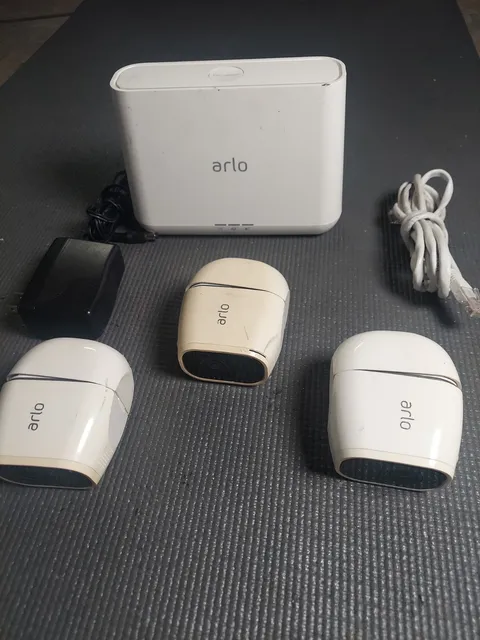 3 Arlo Pro2 cameras with VMB4000 base station (batteries not included)
