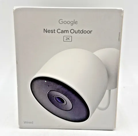 Google Nest Cam Outdoor. Wired power + WiFi signal, 2nd Gen.