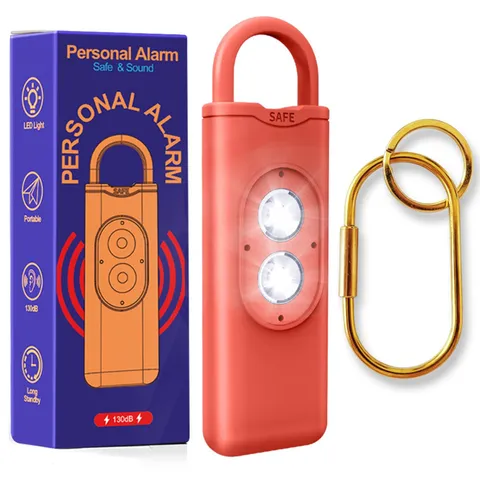 Halo Siren Keychain 130db Orange Copper Ring Strobe