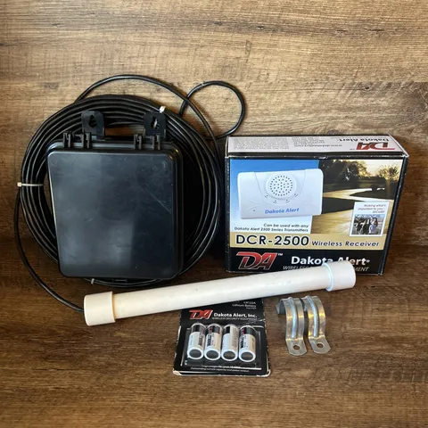 Dakota Alert DCR-2500 and Wireless Receiver DCPT-2500 Probe Kit - Driveway Alarm
