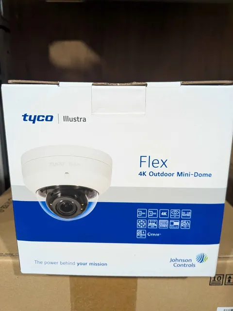 Tyco Illustra Flex - 4K Outdoor Mini-Dome Camera