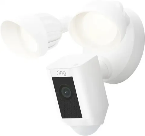 Ring Floodlight Cam Wired Plus Outdoor Security Camera 1080p w/ Siren NEW SEALED