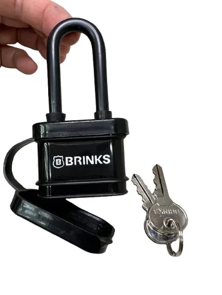 Brink's LAMINATED STEEL PADLOCK 40mm 2,400 LBS HIGH SECURITY 162-42051 Exclusive