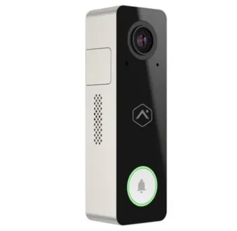 Alarm.com VDB750 Wired 2MP Wi-Fi Video Doorbell Camera with 2-Way Audio White