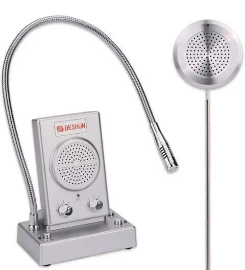 Dual-Way Counter Window Intercom System Communication Microphone Bank/Office