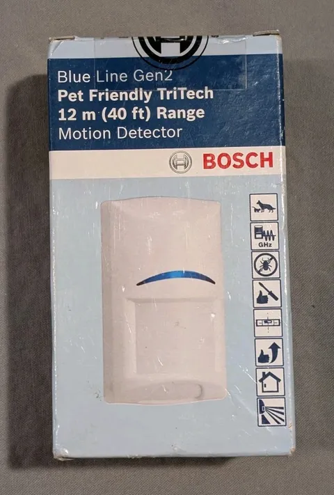 Bosch ISC-BDL2-WP12 Blue Line Gen 2 TriTech Pet Friendly Motion Detector NOS