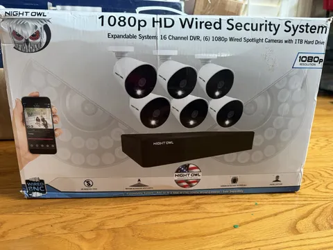 Night Owl 12 Channel DVR Security System with 6 Wired 1080p HD Spotlight Cameras