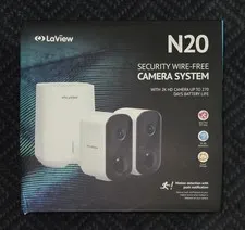 Laview 3MP Wireless Camera Outdoor Security 2 Pack 2K Battery Powered WiFi C