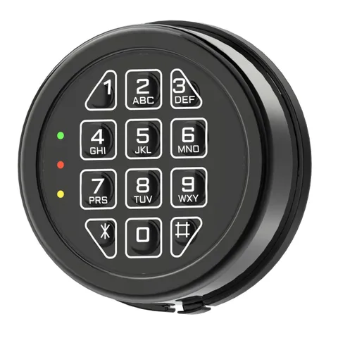 Electronic Safe Lock Replacement Keypad with Solenoid Lock - Black