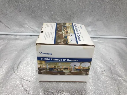 NEW Geovision GV-FE3402 3MP 360-degree Indoor Fisheye IP Security Camera