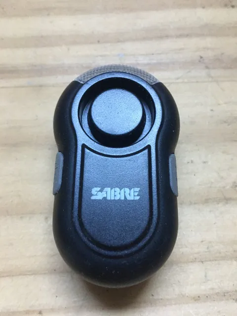 Sabre Personal Alarm 120 Db With Clip + Led Light Weatherproof Runner Series ***
