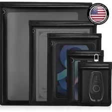 Faraday Bags 5 Pack RFID Blocking Waterproof Fireproof Car Phone Key Card Pri...